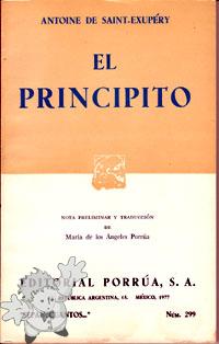 277 - El Principito - Editorial Porrua S.A.
